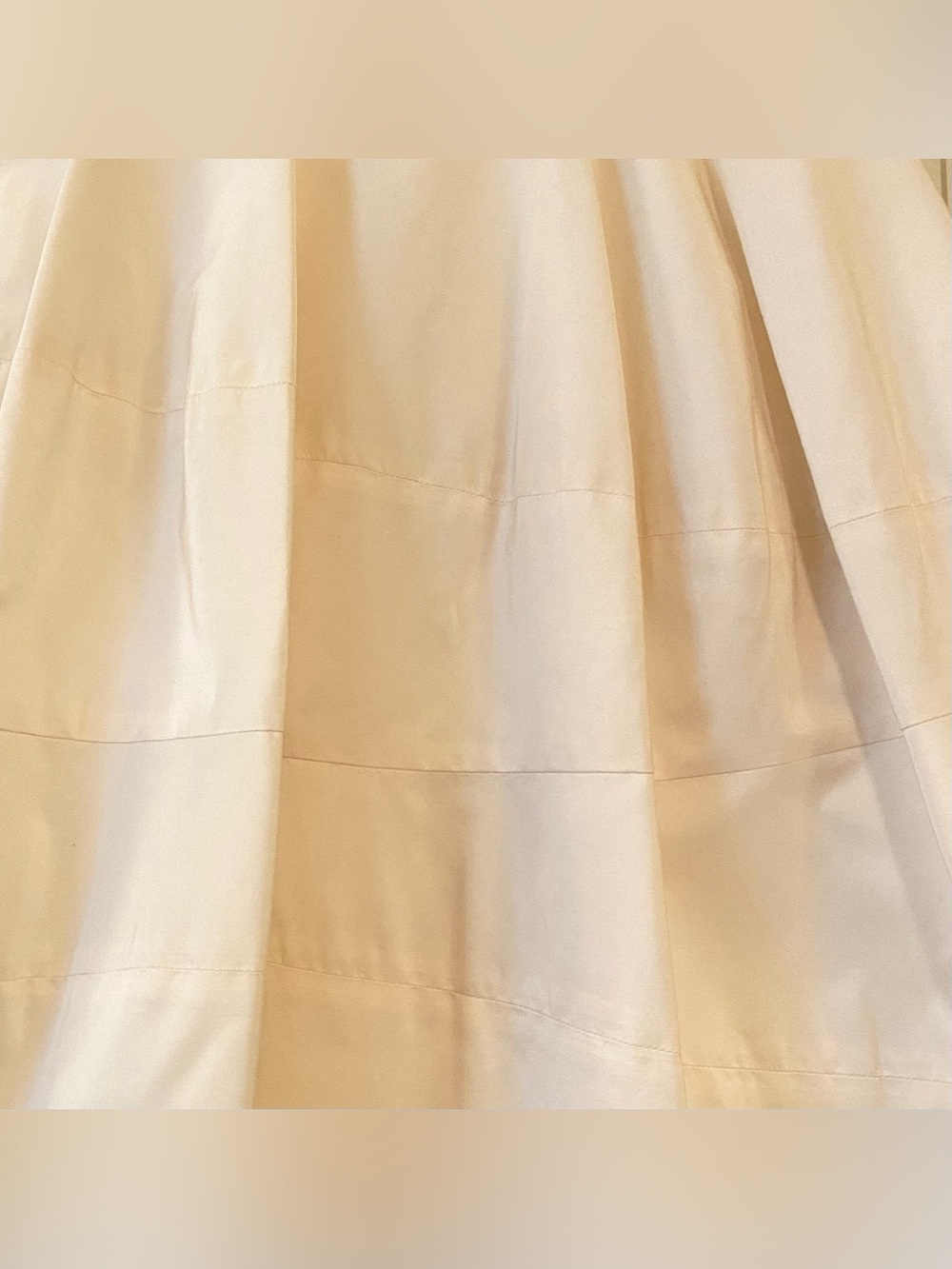 Vintage Yves Saint Laurent YSL 100% Silk Long Skirt Midi Cream White Chiffon XS - Picture 6 of 16